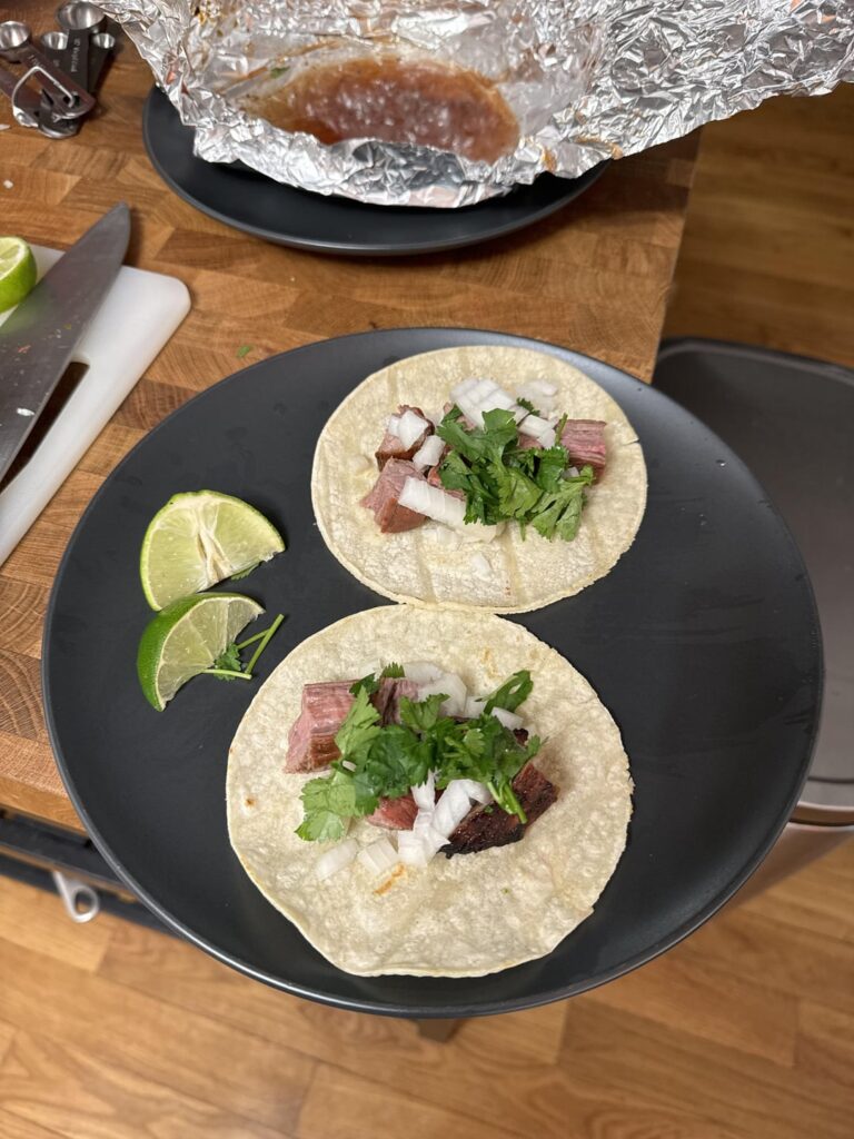 Made Kenji’s Grilled Marinated Flank Steak Fajitas! Delicious and Juicy