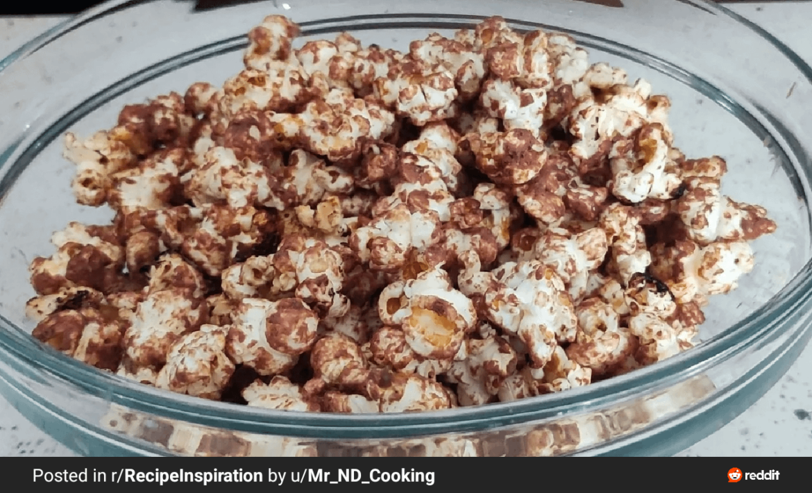 How to make chocolate popcorn in 10 min