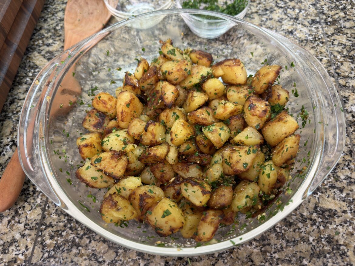 Made Kenji’s Roasted Potatoes with Anova Chamber Vacuum/Precision Oven Made Kenji’s Roasted Potatoes with Anova Chamber Vacuum/Precision Oven