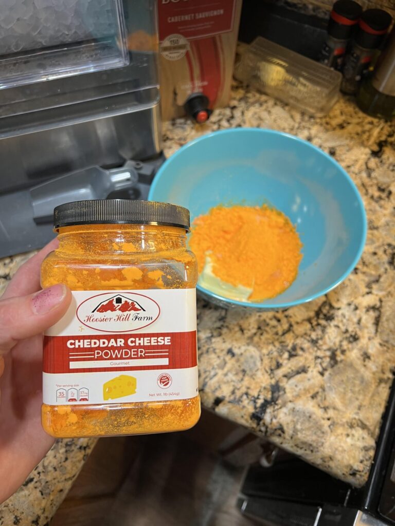 Extra cheesy box cheese