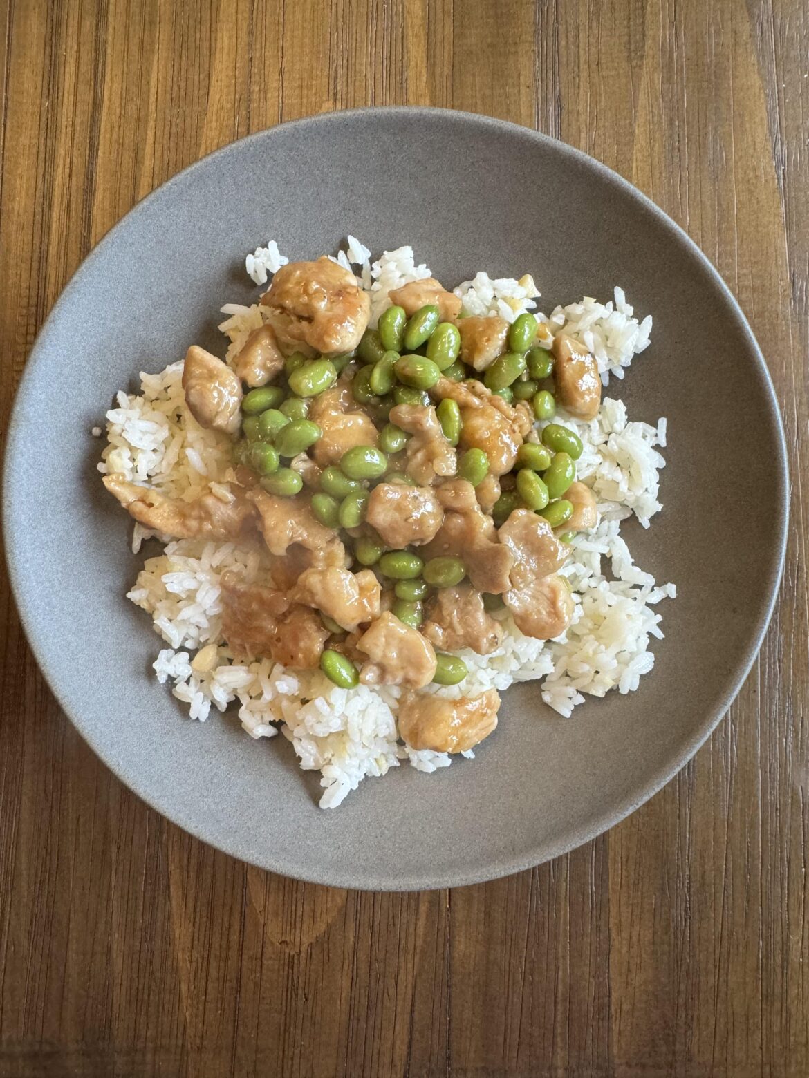 Plum Delicious Ginger Chicken & Edamame