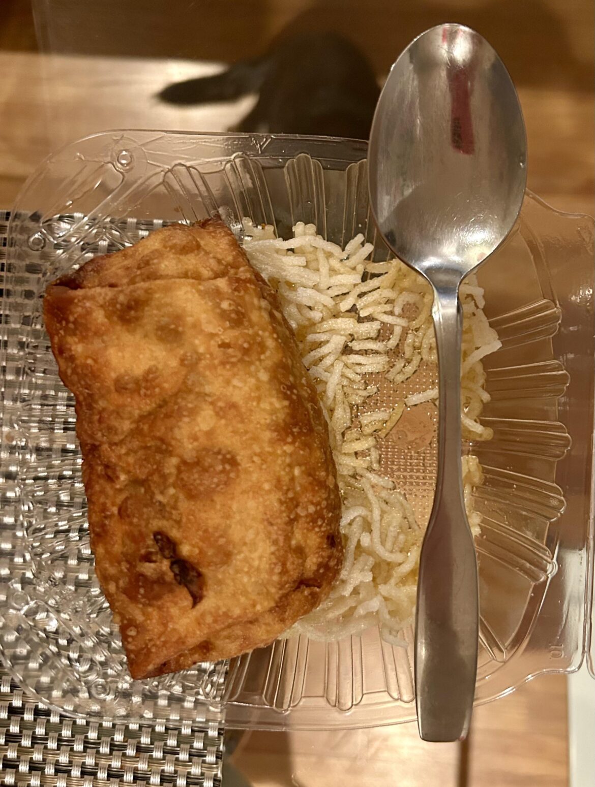 The NY style egg rolls at green apple bistro studio city