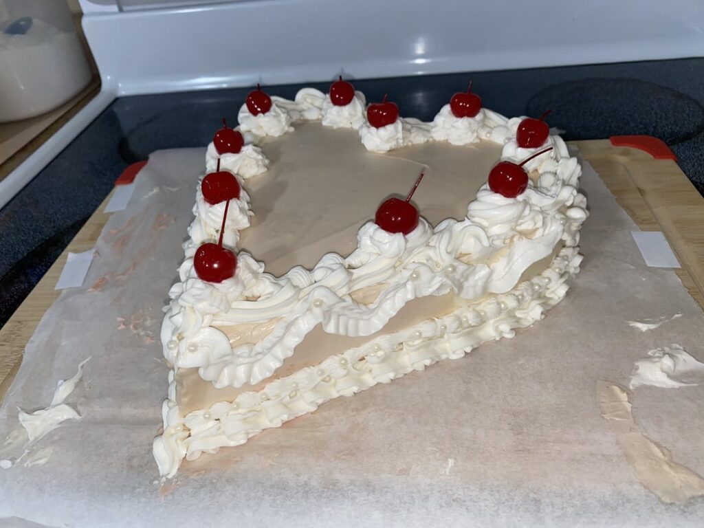 Got a cake decorating kit for Christmas