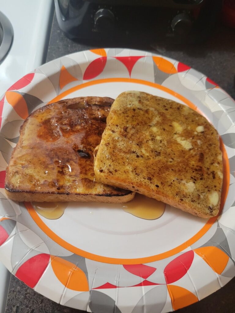 Low calorie french toast :)