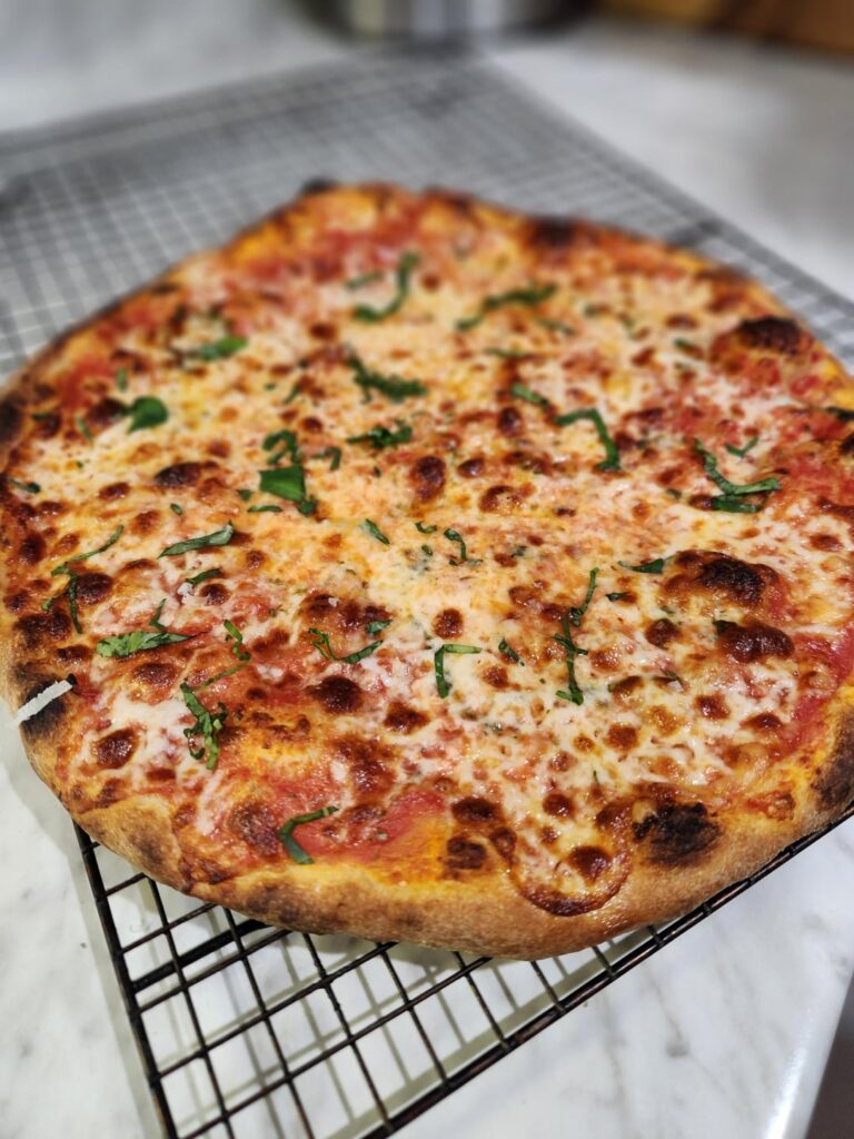 Kenji's same day dough pizza