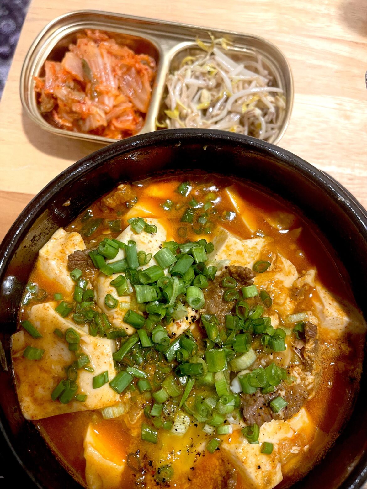 Homemade Sundubu-jjigae
