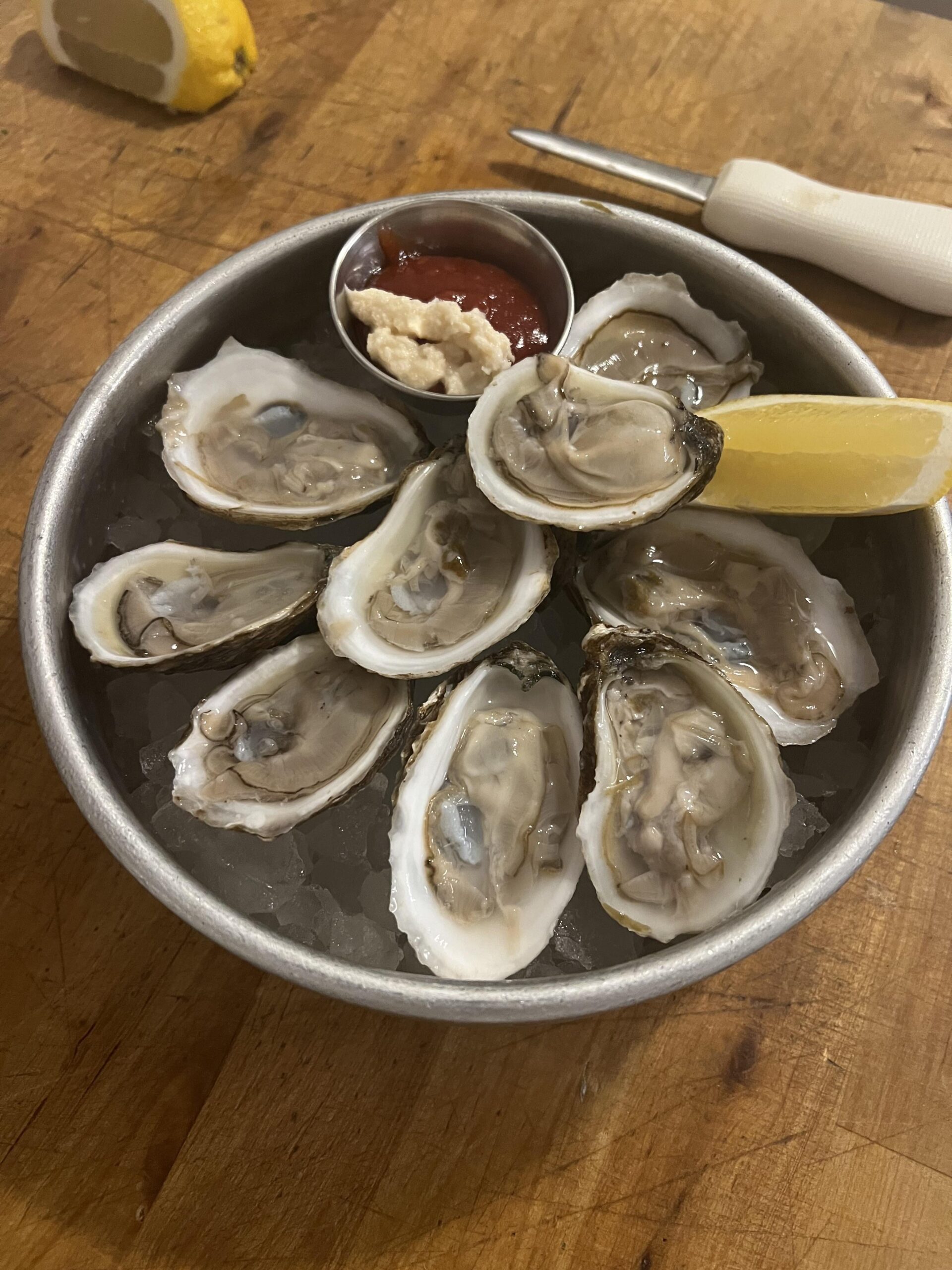 NYE Oysters Dining and Cooking