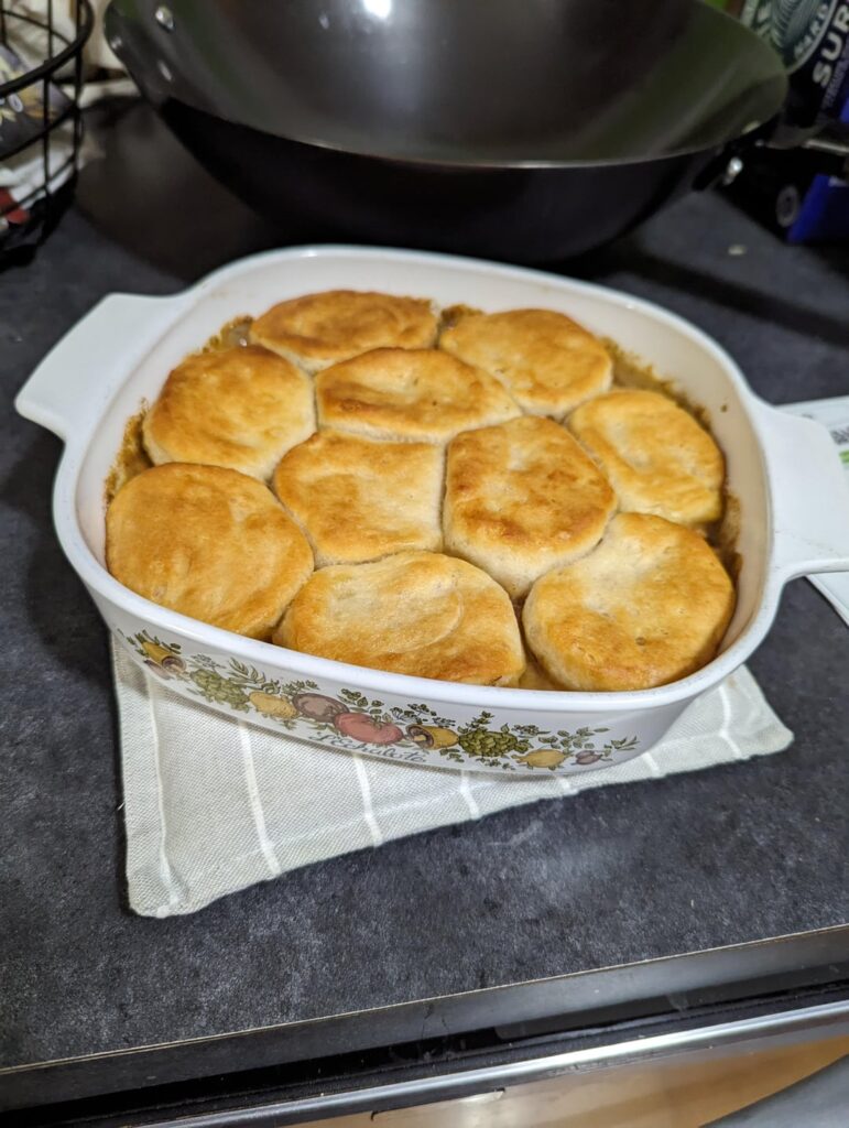 Homestyle Chicken & Biscuit Pot Pie 10/10