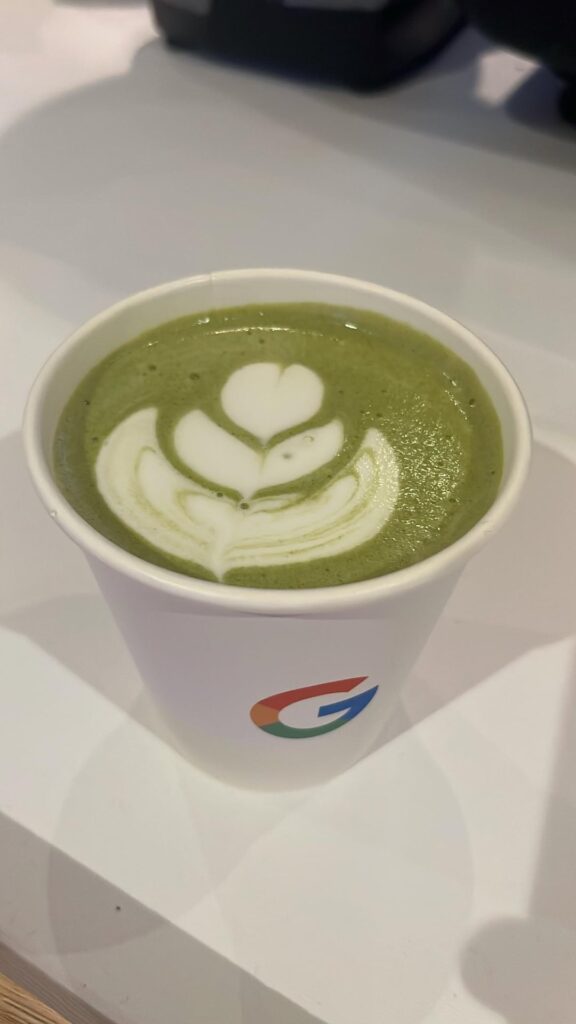 Latte art at a tech conference