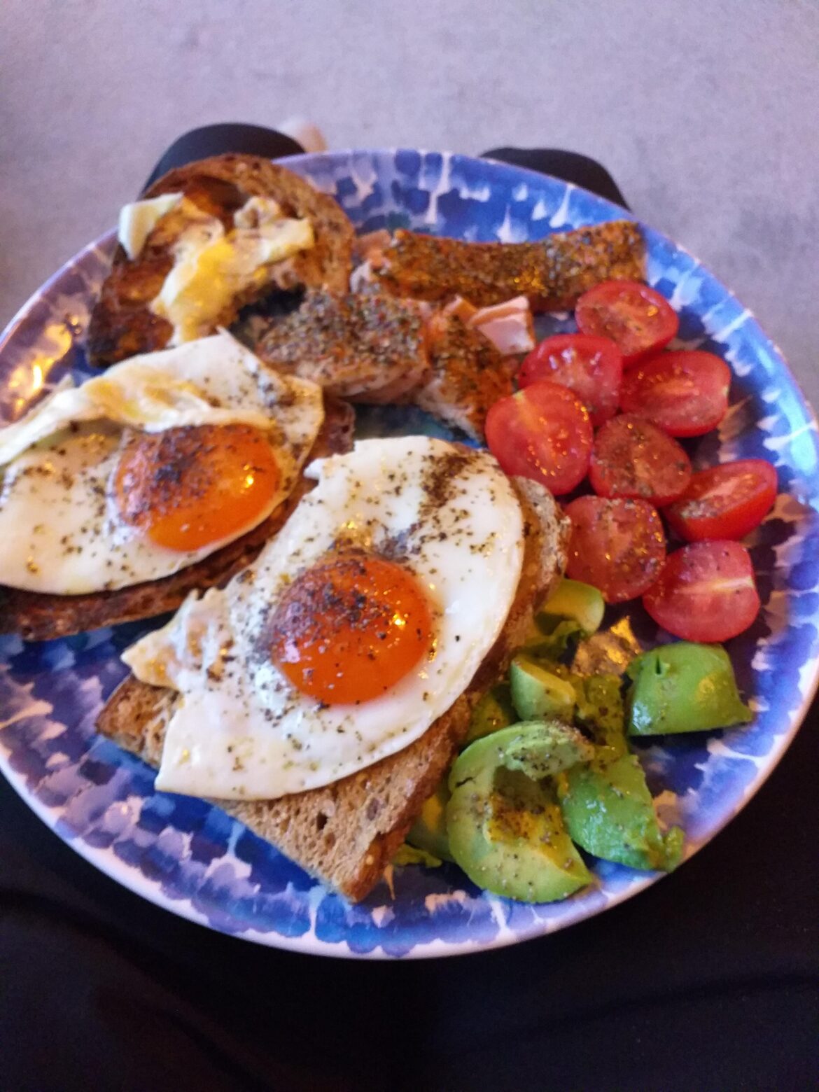 Pushing the boat out for breakfast lately