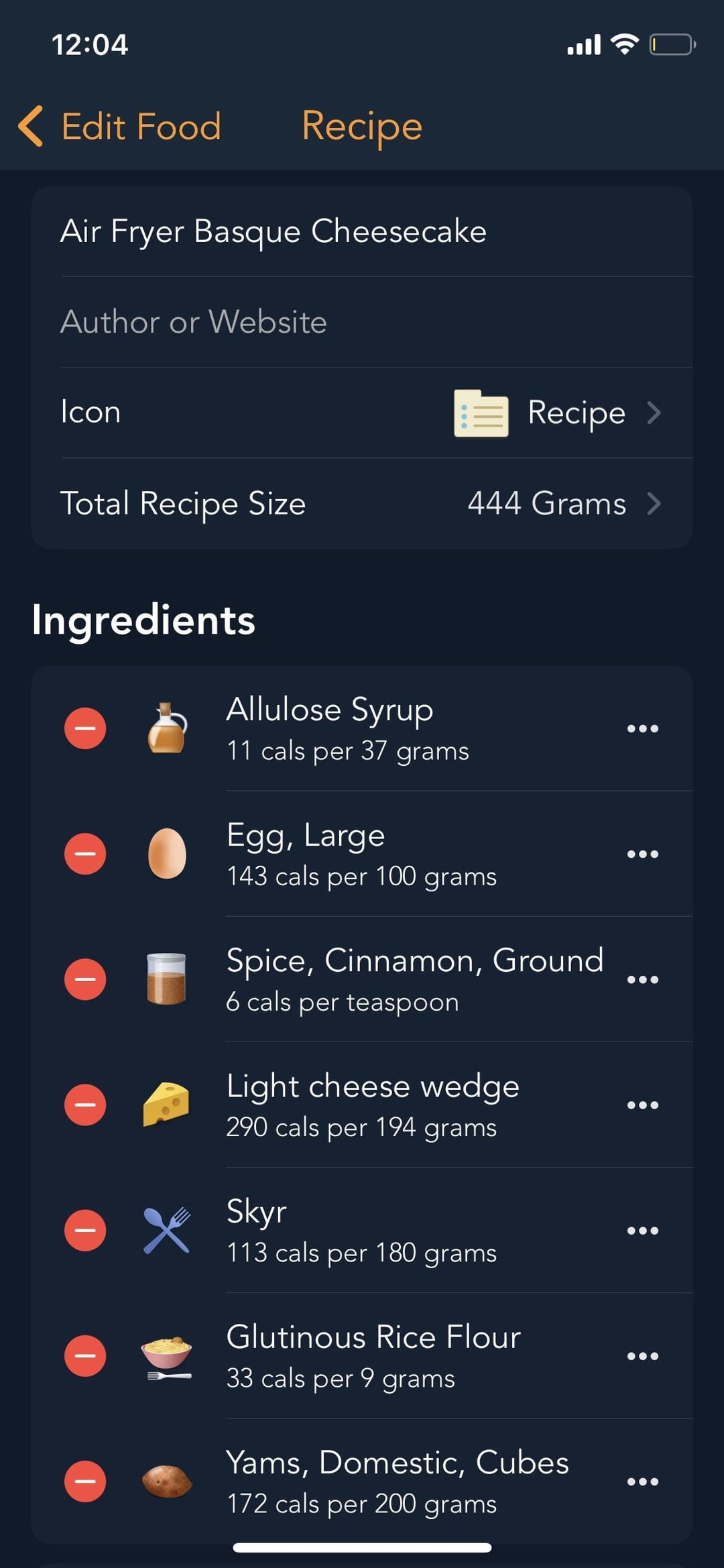 98 calorie air fryer basque cheesecake! Dining and Cooking