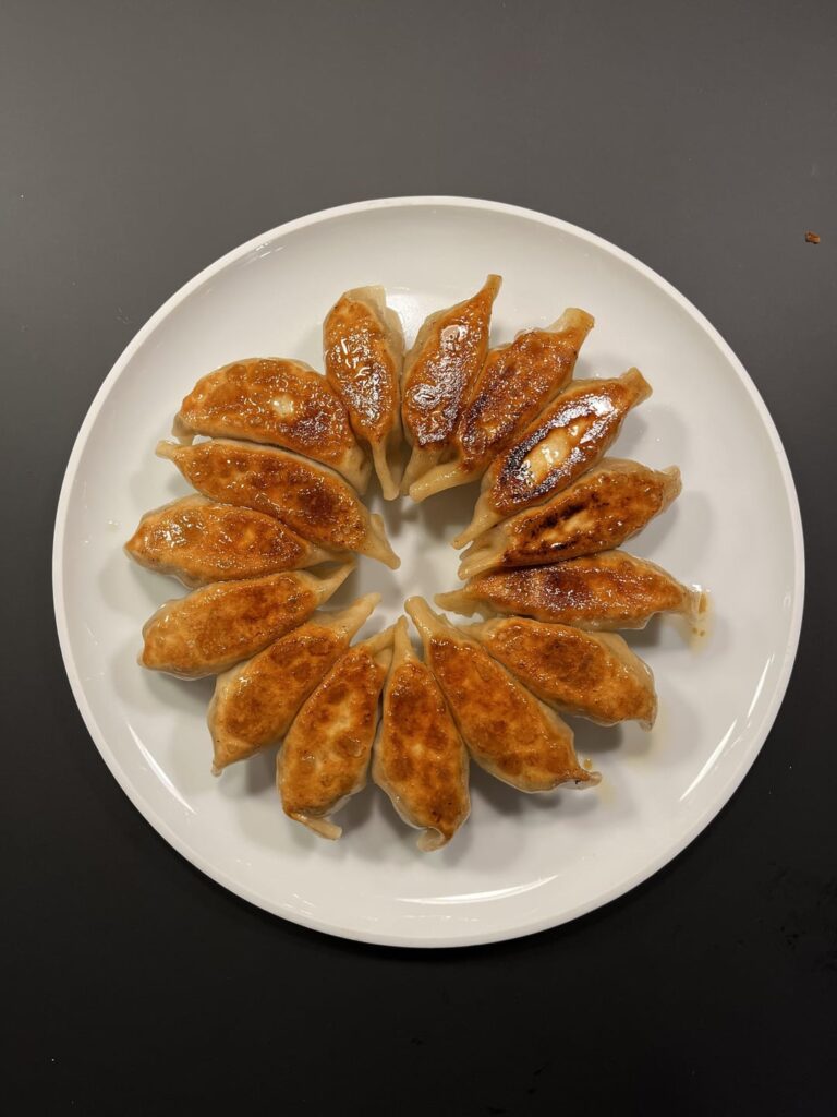 My first vegetarian gyoza filling, what did I forget?