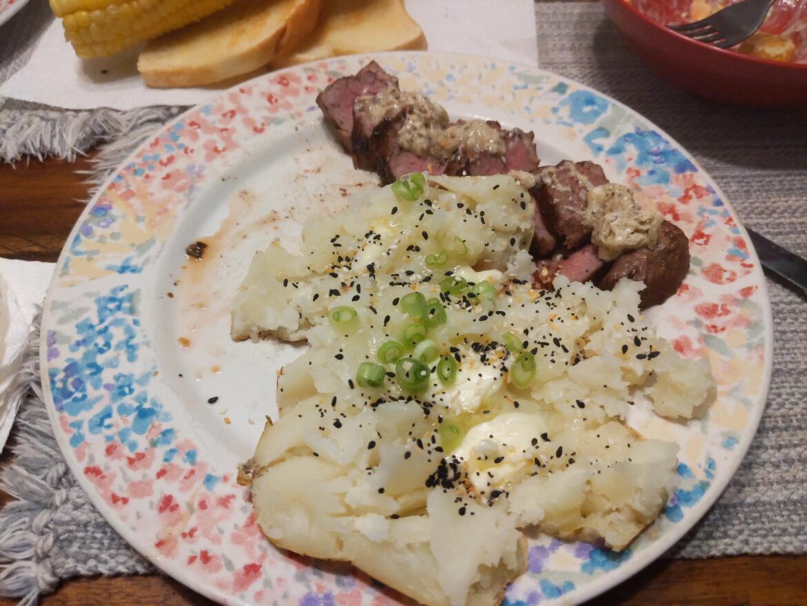 Oh Look We Had Steak and *Baked Potato* Last Night and It Wasn't Premium!!!