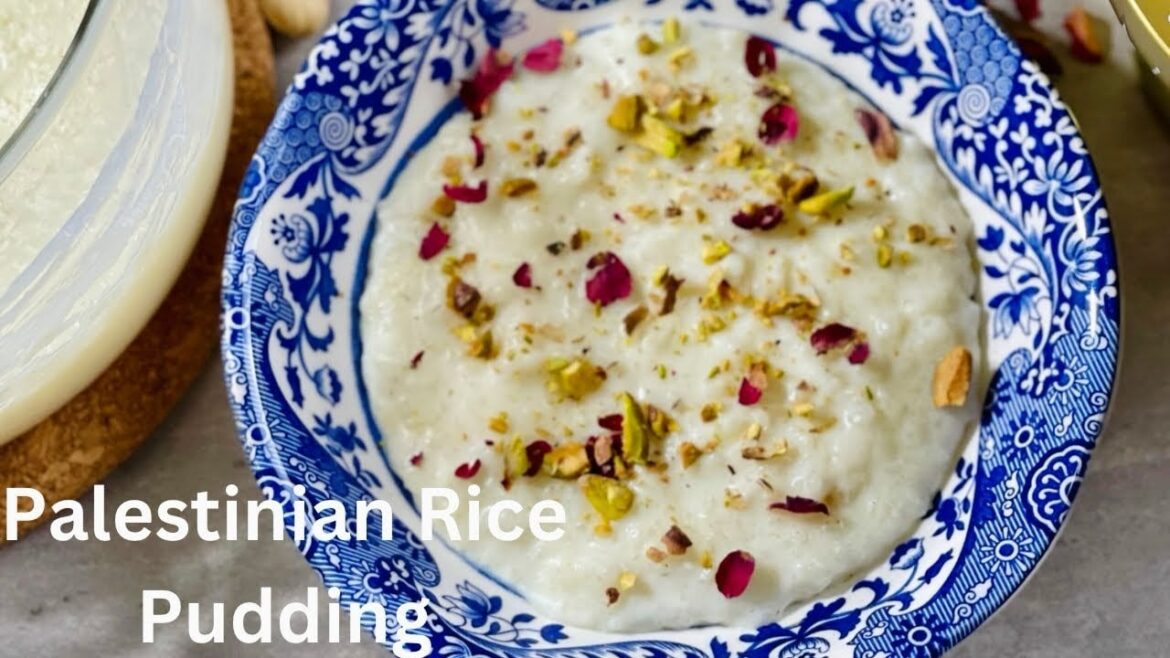 Palestinian Rice Pudding 🇵🇸