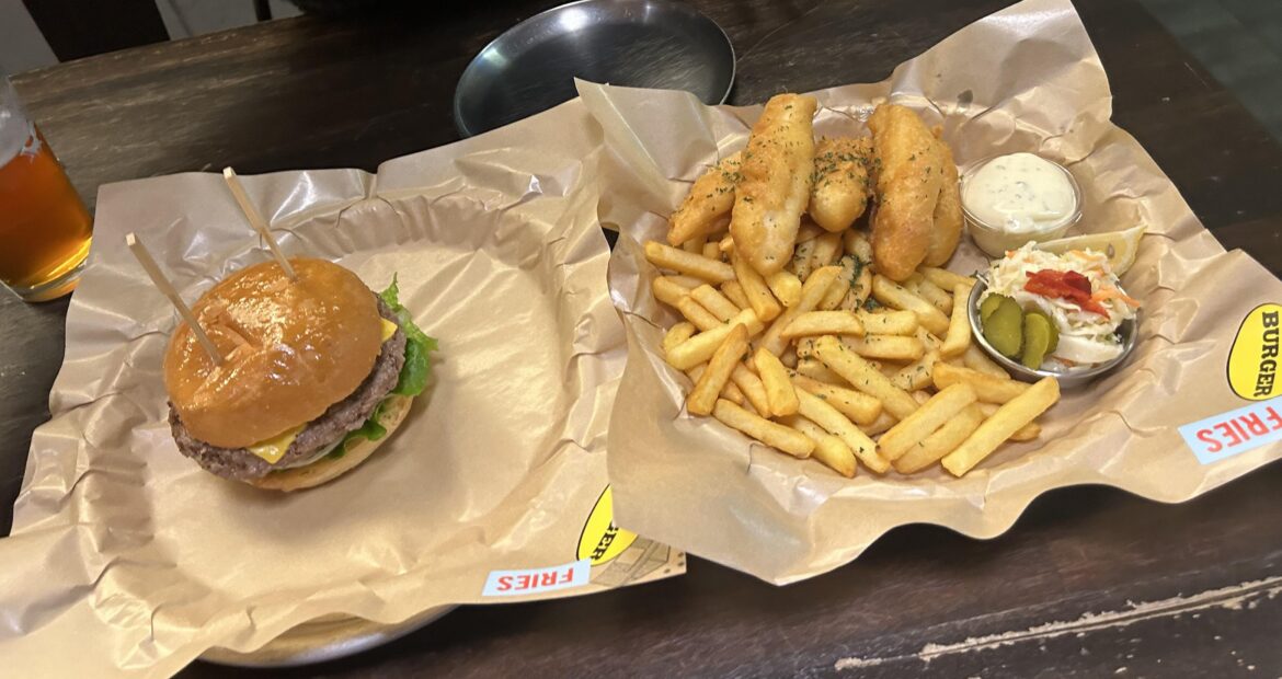 I tried American style Burger in Korea