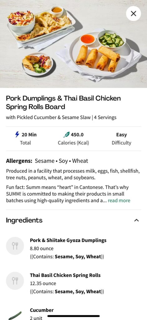 i forgot i ordered the spring roll board and thought i got a loose, free dish because it wasn’t bagged together 🤣