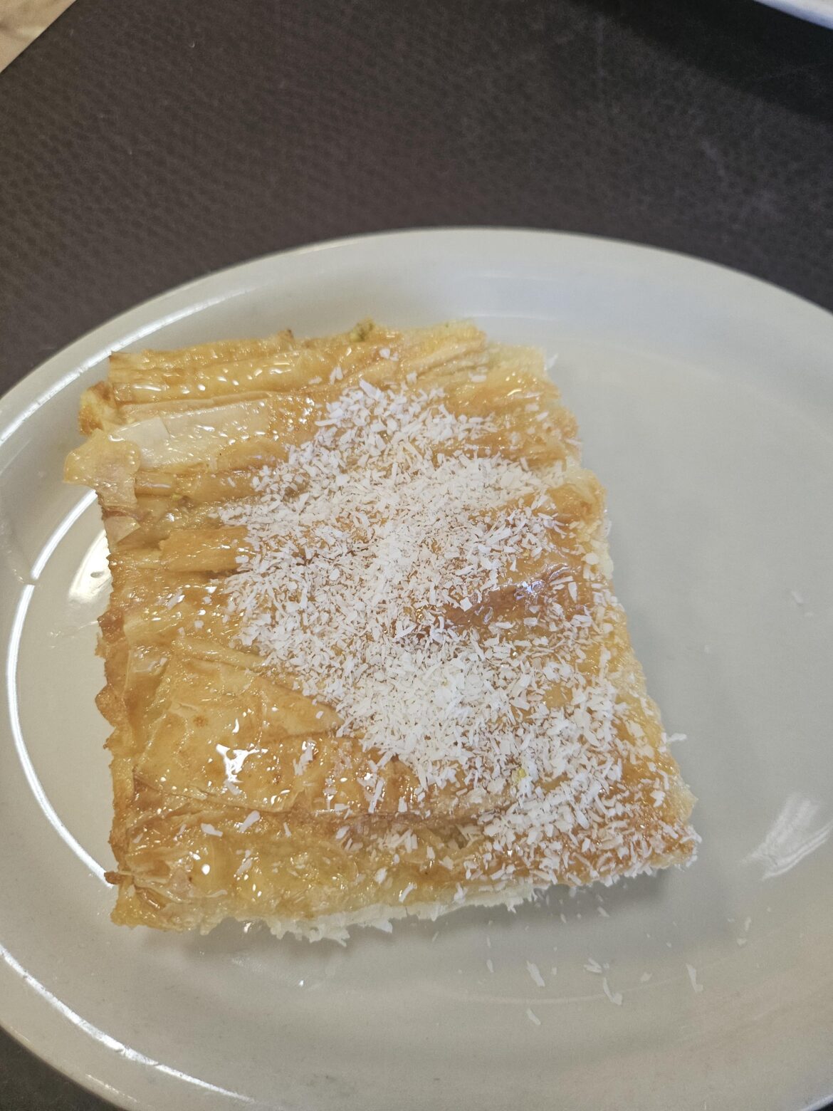 Coconut Baklava at Peace Bakery