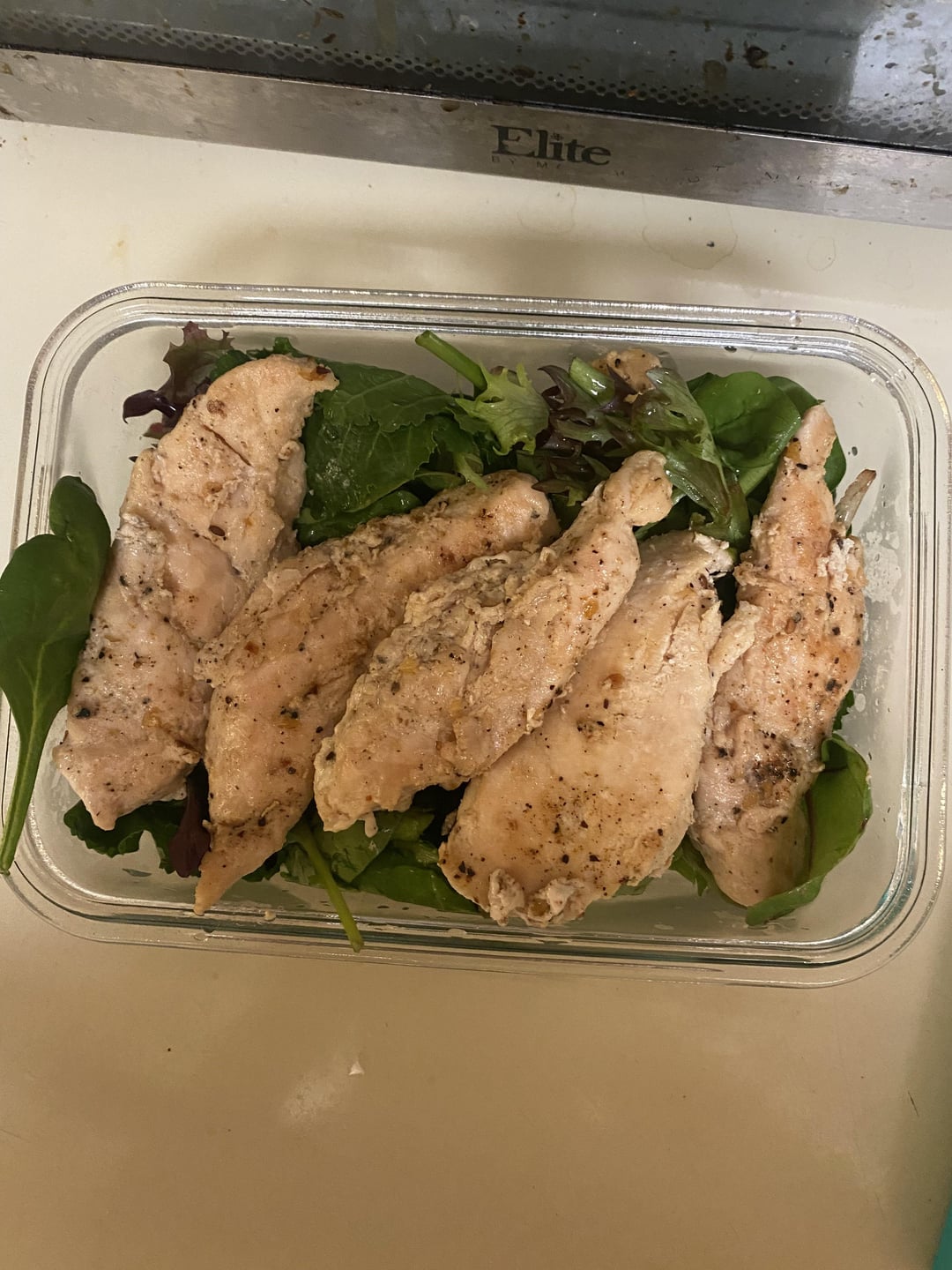 Calories in the chicken tenderloin Dining and Cooking