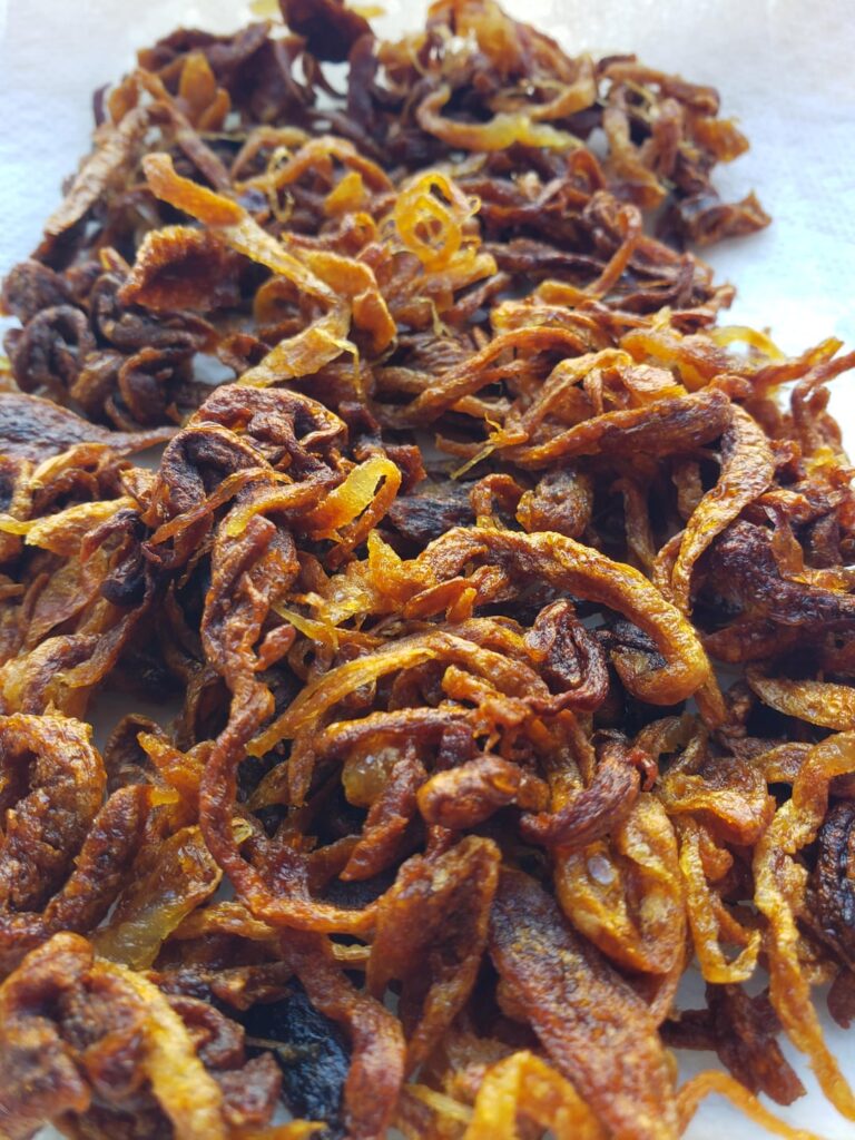 Microwave Fried Onions