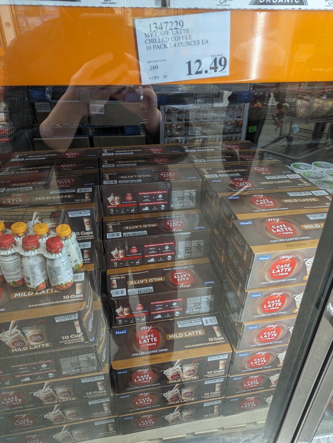 Maeil Cafe Latte spotted in Costco (Bay Area)