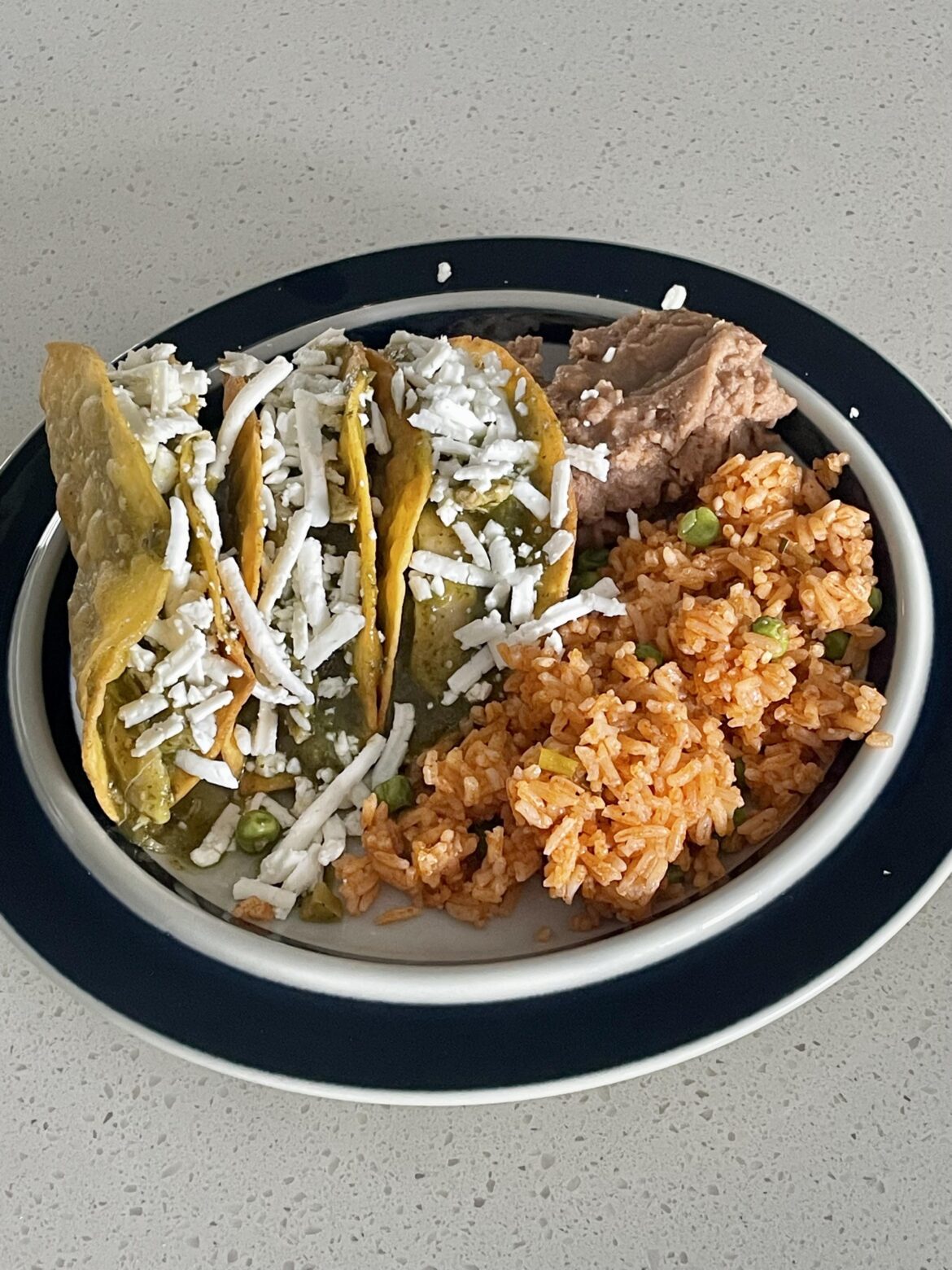 Chicken Chile verde tacos Chicken Chile verde tacos