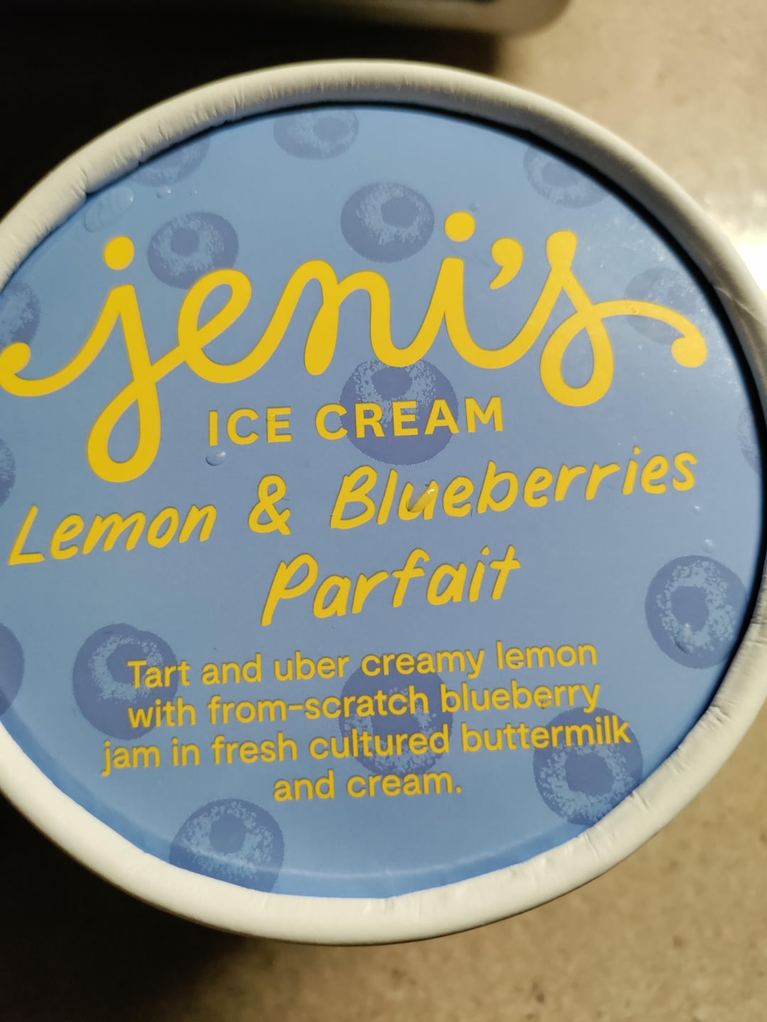 Jeni's Lemon Blueberry is tart cream heaven 🍋🫐 Dining and Cooking