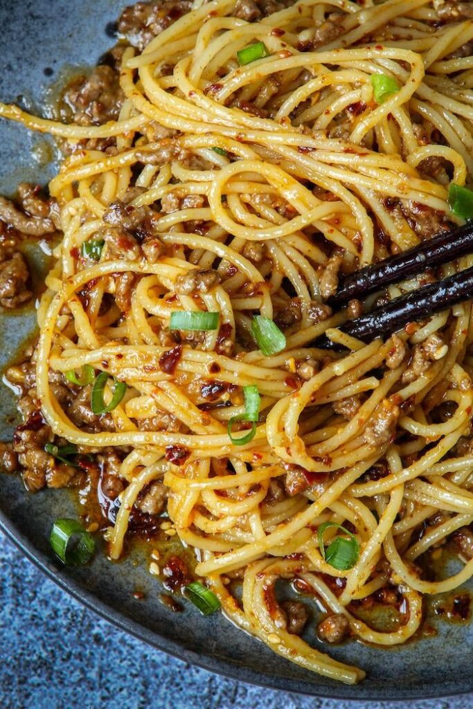 Asian-style ground beef pasta - Eat or Pass?!