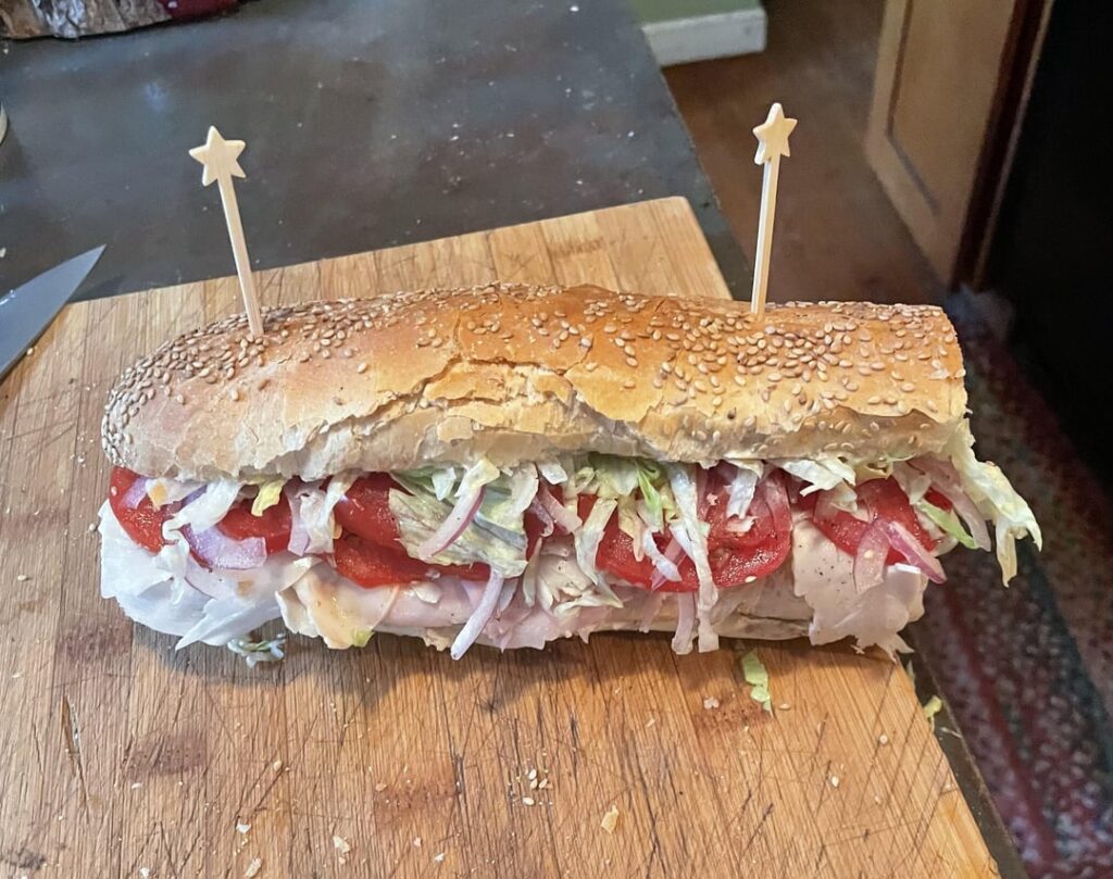 “American hoagie”