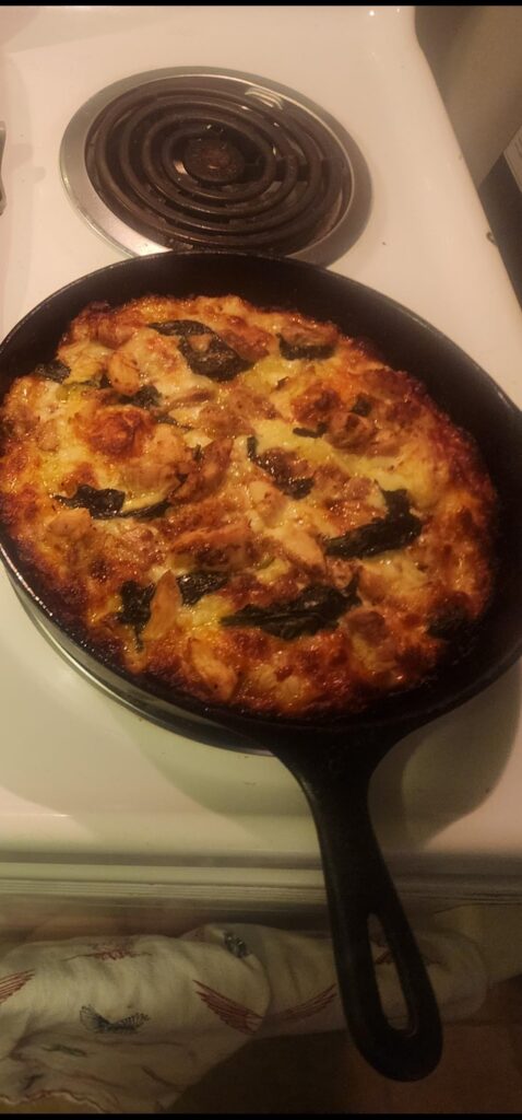 First time using Kenji's Pan Pizza recipe