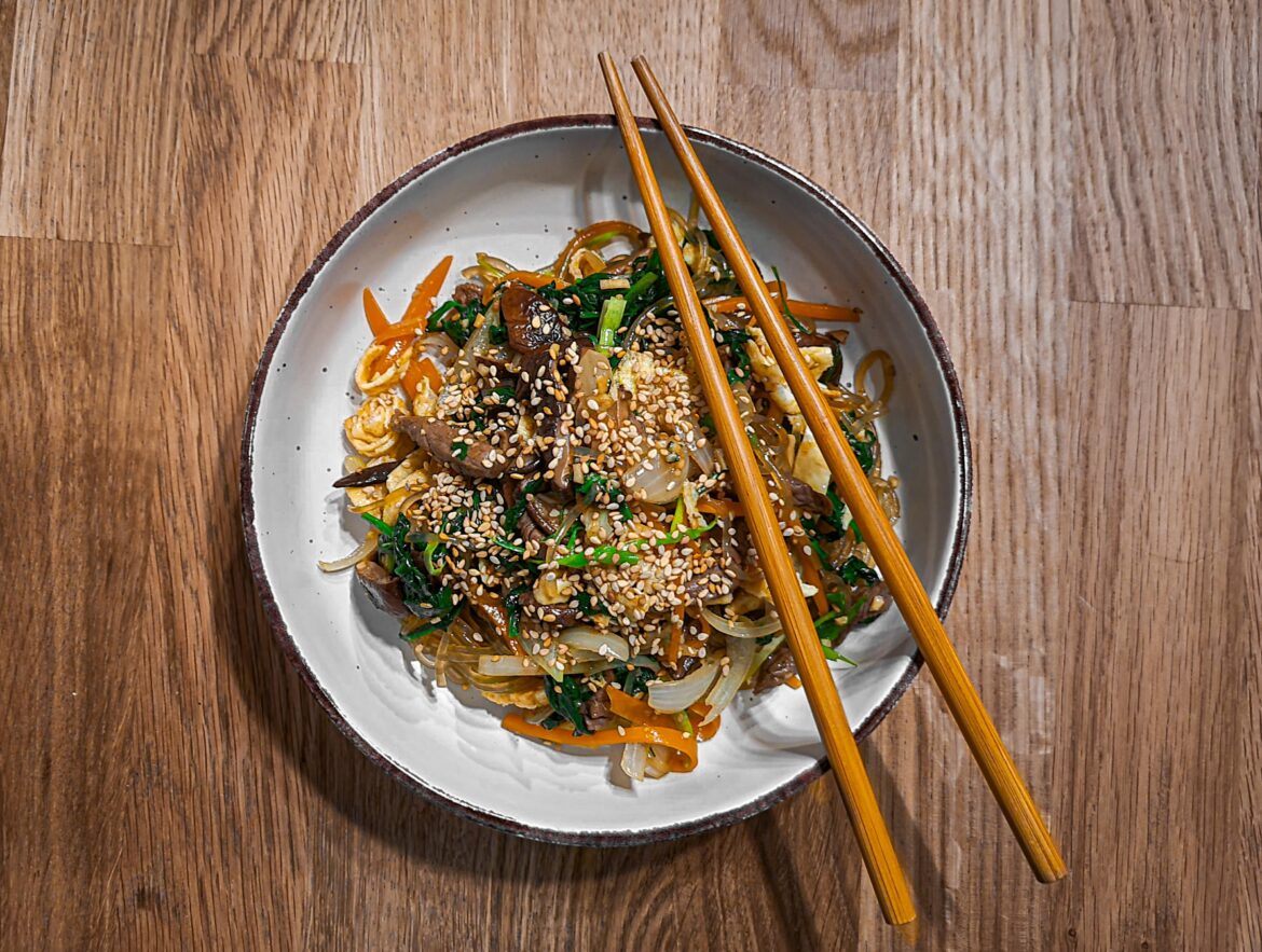 First time homemade japchae