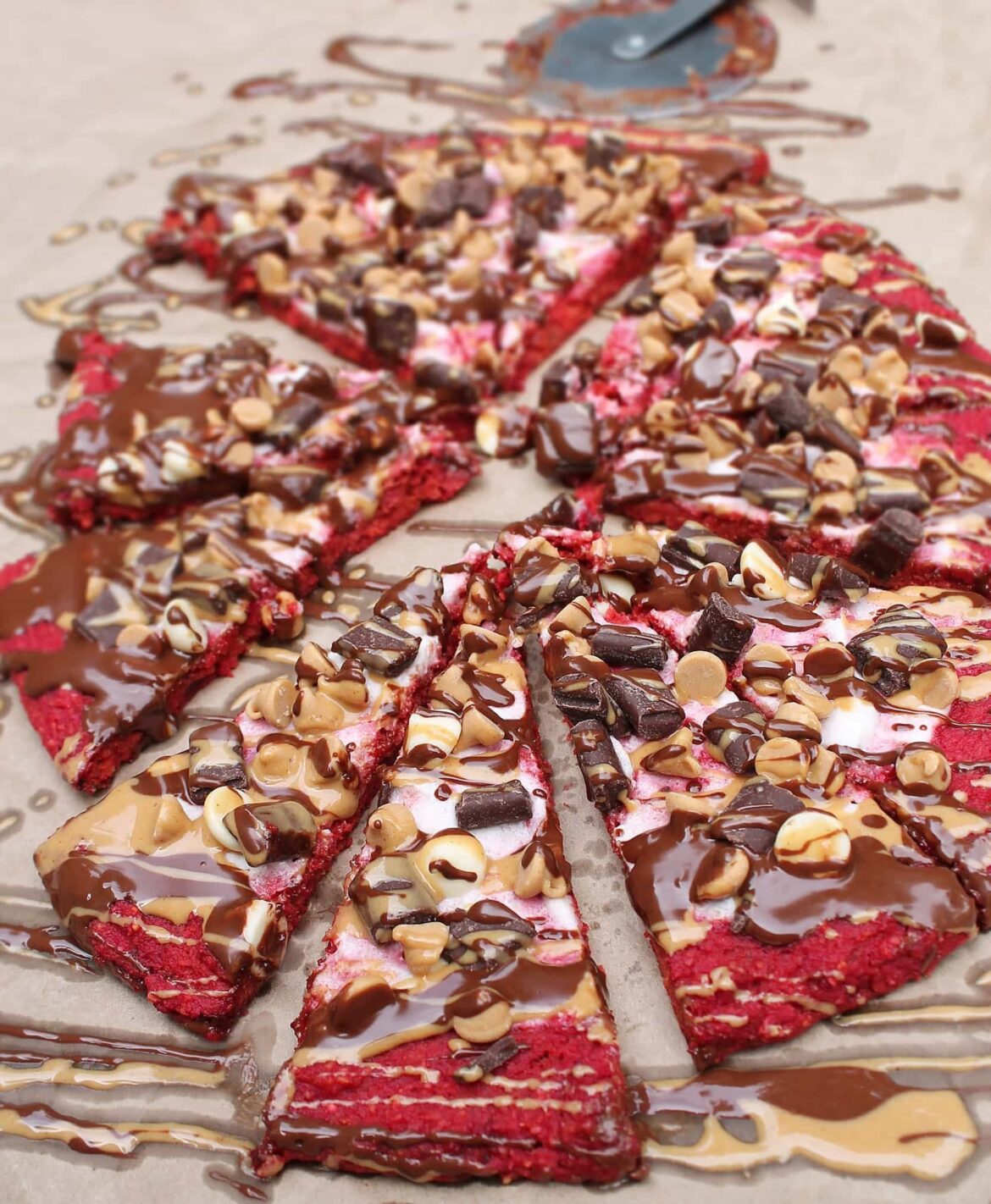 Beet Crust Dessert Pizza