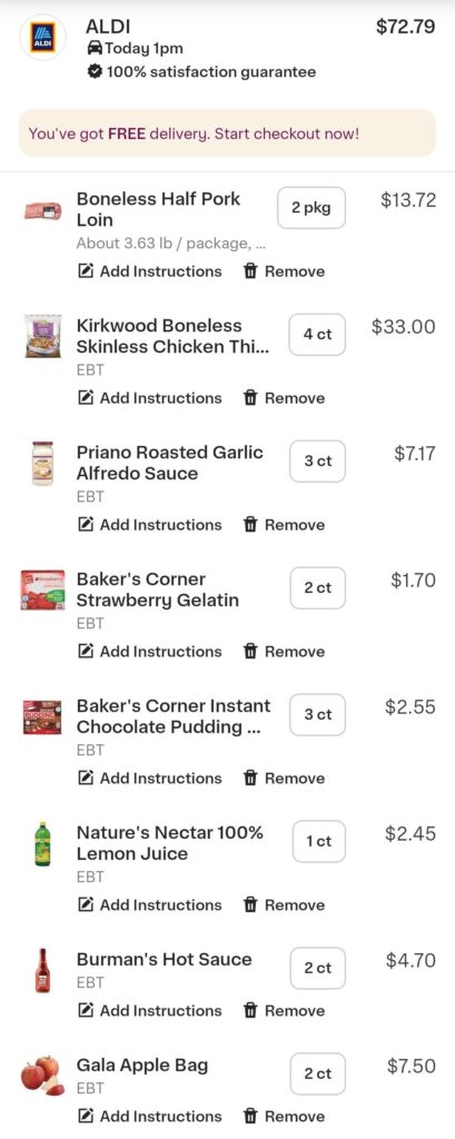 Anything I could improve with this grocery list? I'm feeding 4 kinda picky people and the meals I'm making requires these ingredients. (Meals listed in comments)
