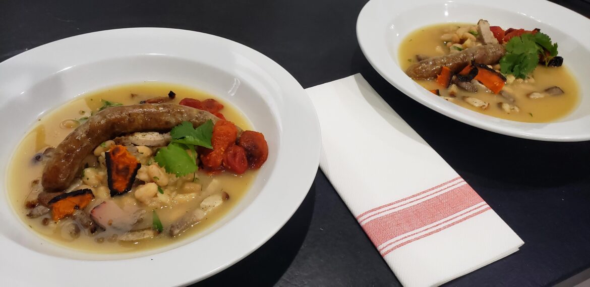 I tried the butifarra and beans again.