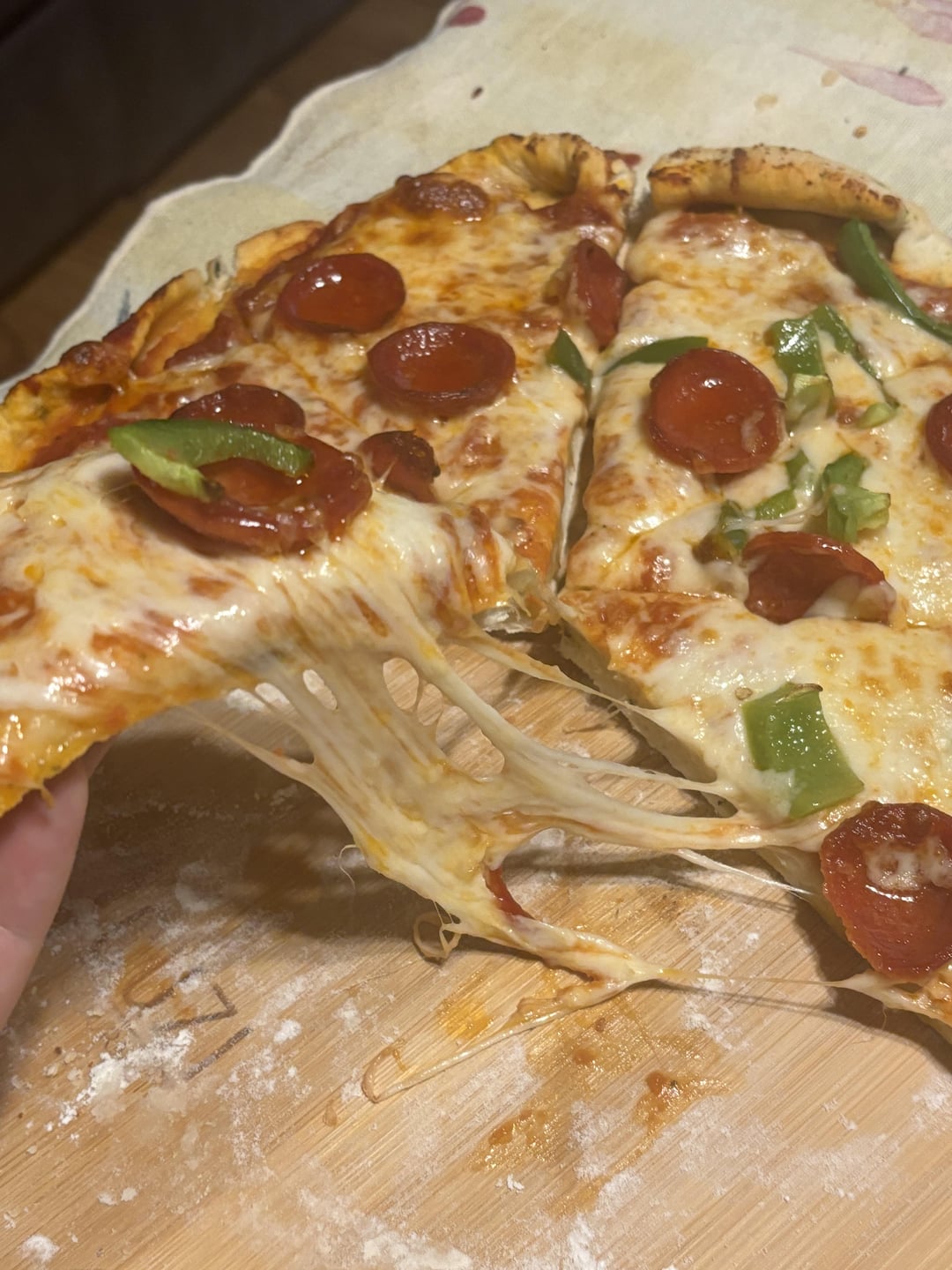 First Pizzas of 2024 Dining and Cooking