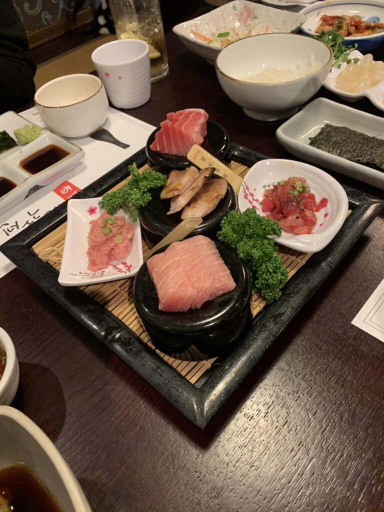 my first fine tuna dining