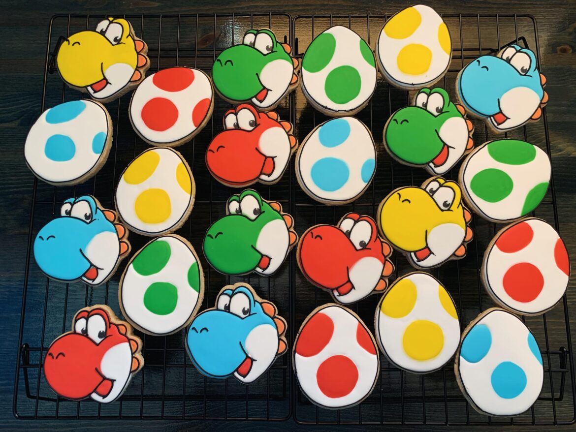 Yoshi Cookies