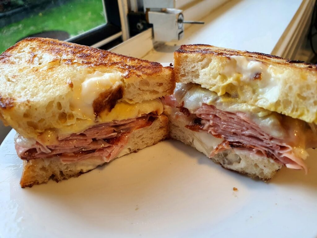 First crack at Mr Bordain's favourite sandwich