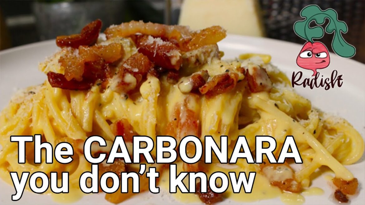 SPAGHETTI CARBONARA  The real original classic recipe SPAGHETTI CARBONARA  The real original classic recipe