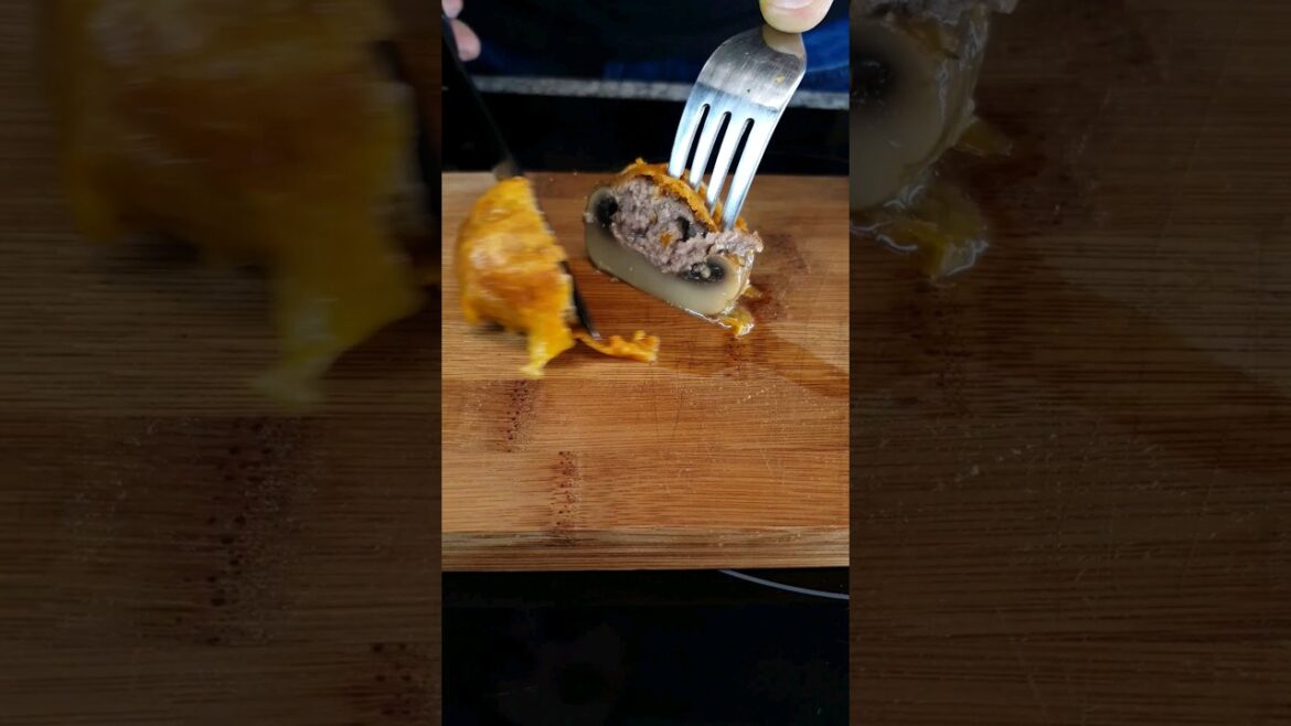 Crispy cheesy stuffed king mushrooms Crispy cheesy stuffed king mushrooms