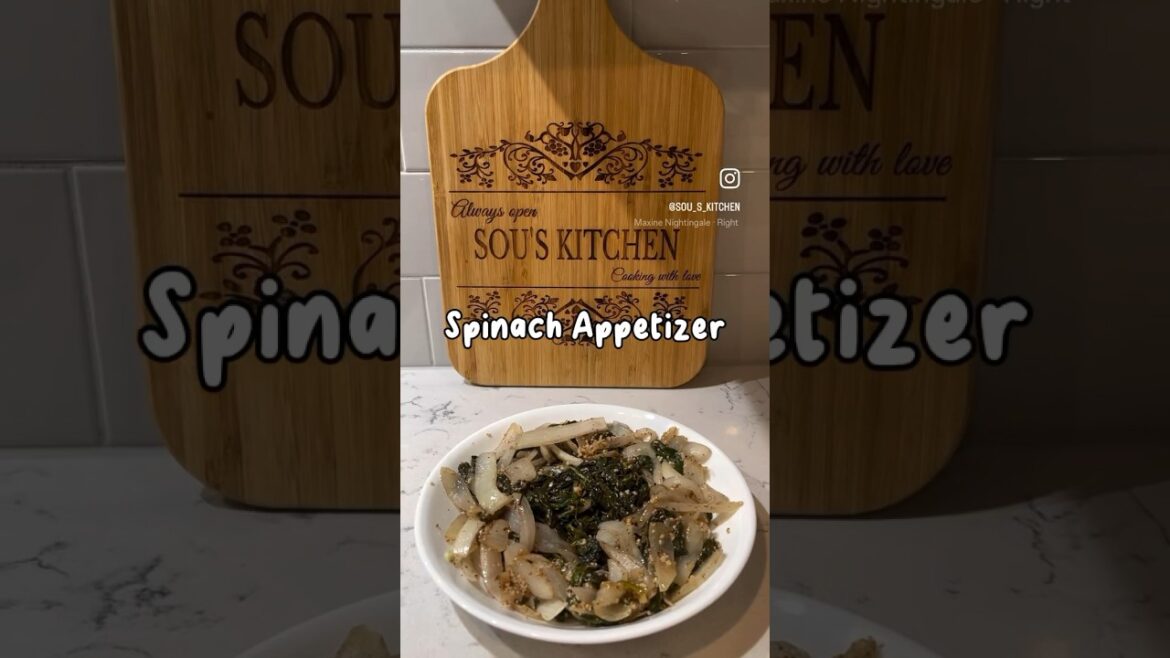 Do you like spinach? #foodie #foodblogger #foodphotography #food #recipe #fyp #sou_s_kitchen