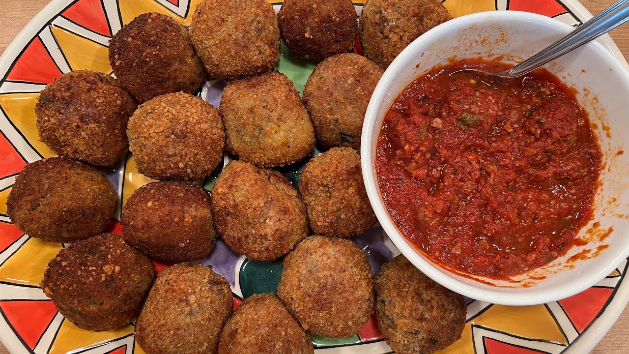 Arancini (fried rice balls) with leftover risotto - Dining and Cooking