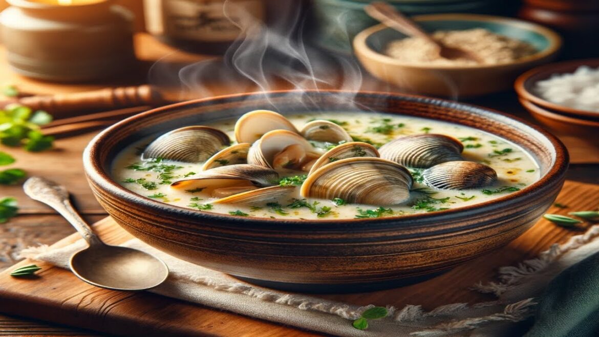 Grandma Homemade Clam Chowder Recipe Delicious Nostalgic Hearty Meal