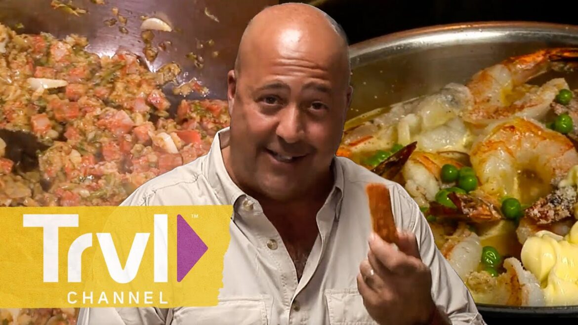 Andrew Cooks Some Puerto Rican Classics | Bizarre Foods with Andrew Zimmern | Travel Channel Andrew Cooks Some Puerto Rican Classics | Bizarre Foods with Andrew Zimmern | Travel Channel