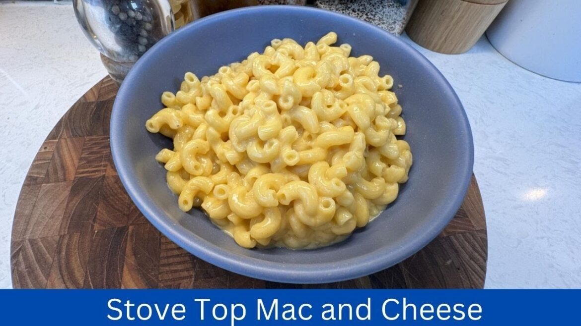 Quick And Easy Stove Top Mac And Cheese With Yellow American Cheese