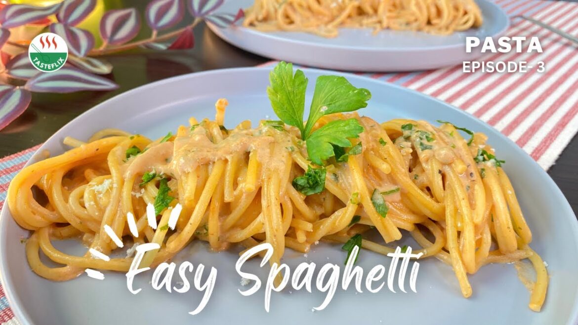 Simple Spaghetti in Tomato Paste|| Easy Pasta Recipe || Episode 3