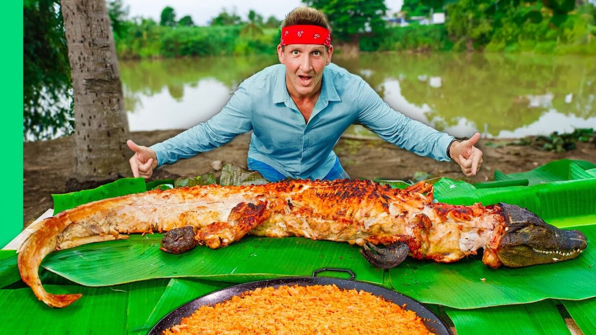 Crocodile Lechon!! Puerto Rico’s Most Outrageous Food!! Crocodile Lechon!! Puerto Rico's Most Outrageous Food!!