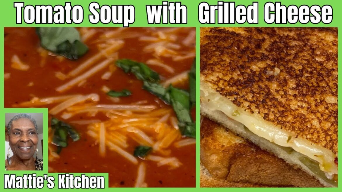 Homemade Tomato Soup with Grilled Cheese / Tomato Soup Recipe / Mattie’s Kitchen Homemade Tomato Soup with Grilled Cheese / Tomato Soup Recipe / Mattie's Kitchen