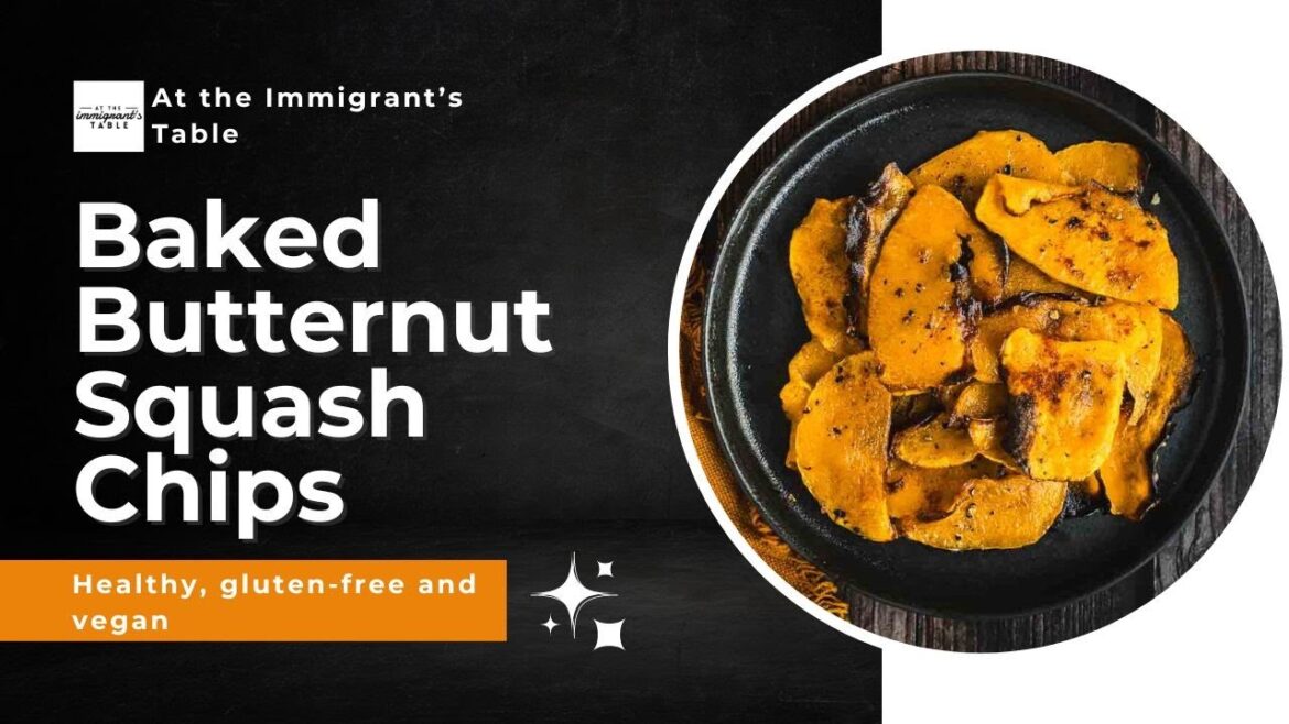 These healthy baked butternut squash chips are better than potato chips These healthy baked butternut squash chips are better than potato chips