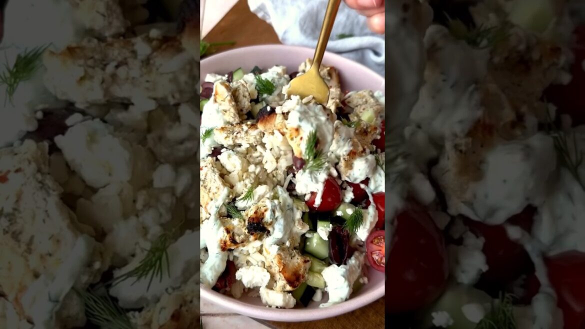 Greek Chicken Rice Bowls Greek Chicken Rice Bowls