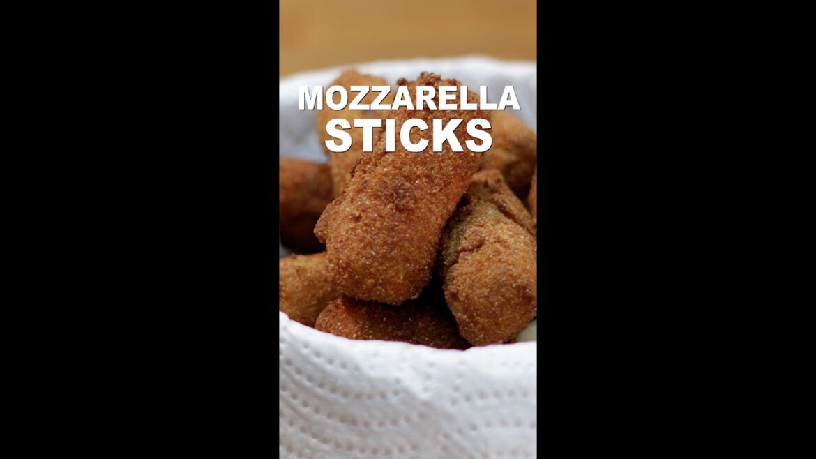 Homemade Mozzarella Sticks #shorts